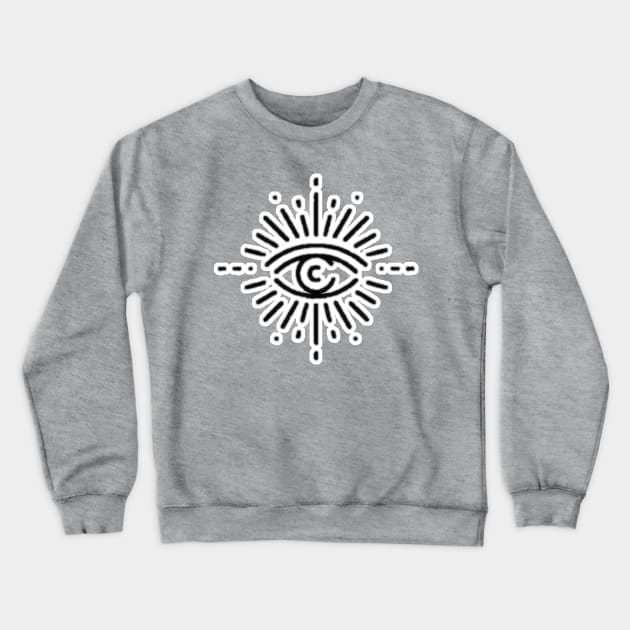 All seeing eye Crewneck Sweatshirt by Jahaziel Sandoval